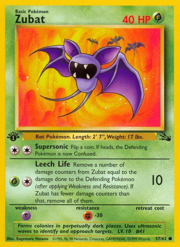 Zubat debut card