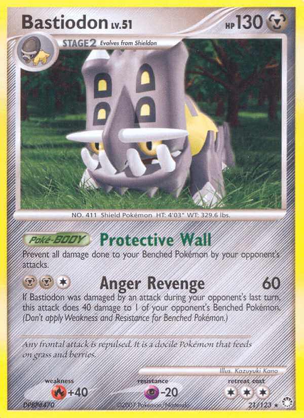 Bastiodon debut card