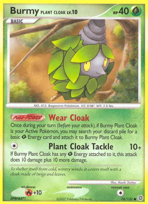 Burmy debut card