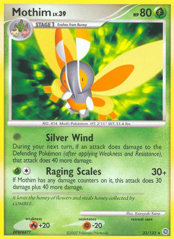 Mothim debut card