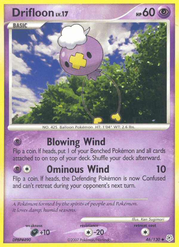 Drifloon debut card