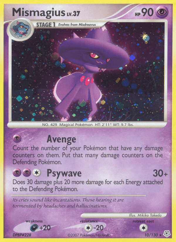 Mismagius debut card