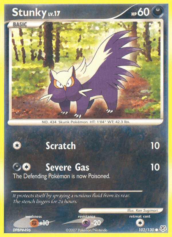 Stunky debut card