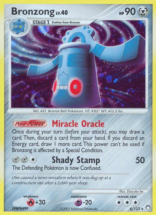 Bronzong debut card