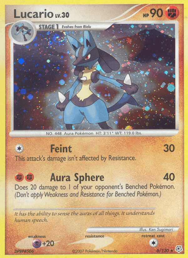Lucario debut card