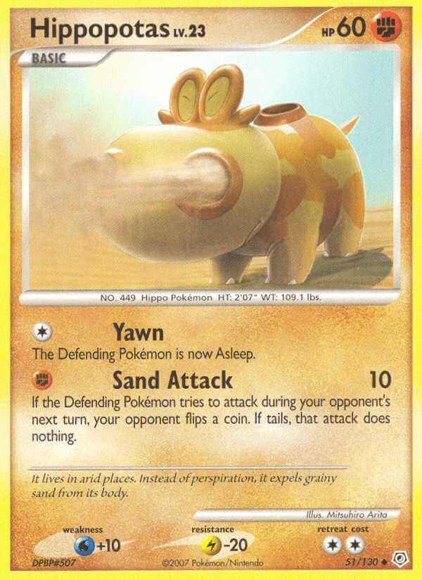 Hippopotas debut card