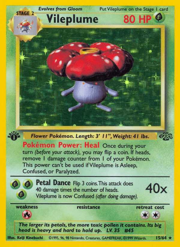 Vileplume debut card