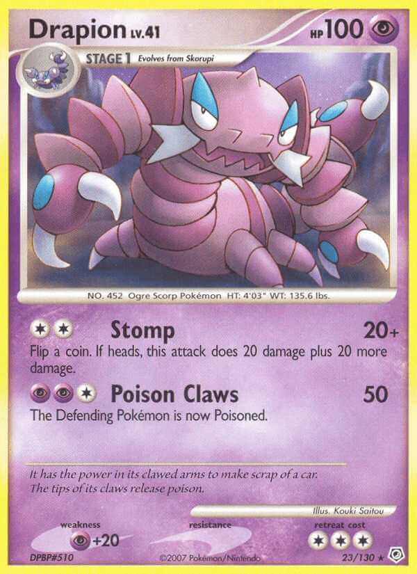 Drapion debut card