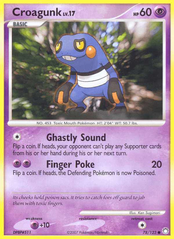 Croagunk debut card