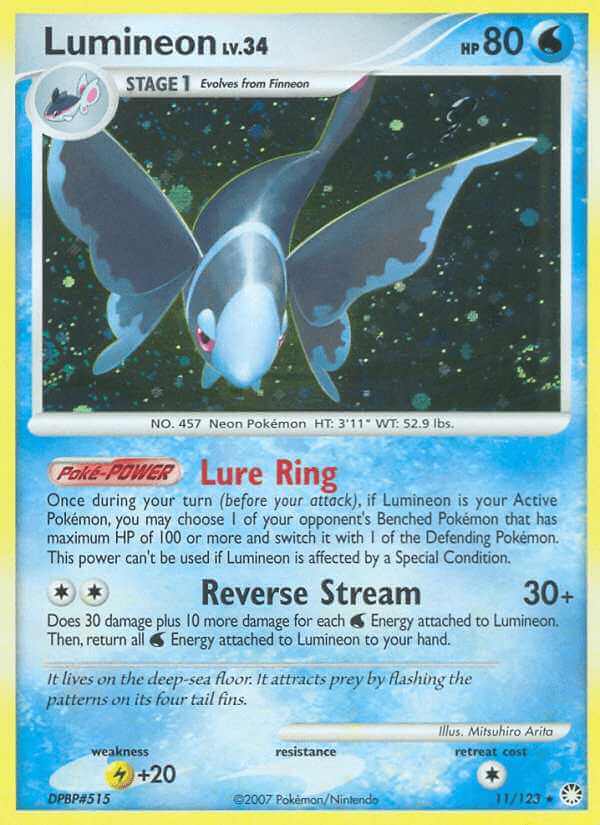 Lumineon debut card