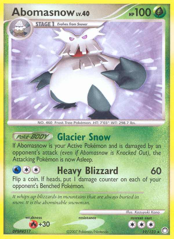 Abomasnow debut card