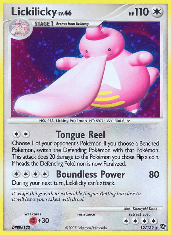 Lickilicky debut card