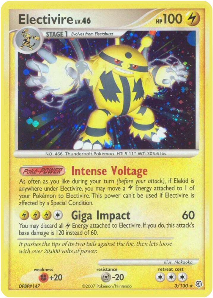 Electivire debut card