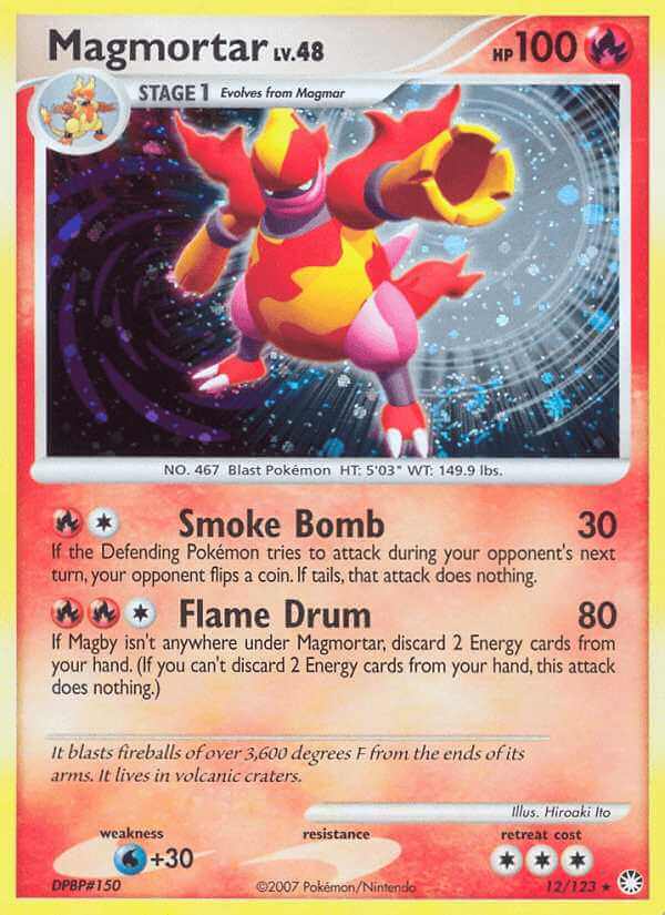 Magmortar debut card