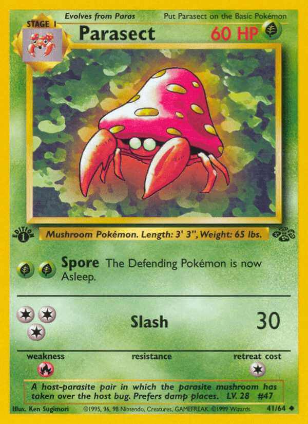 Parasect debut card