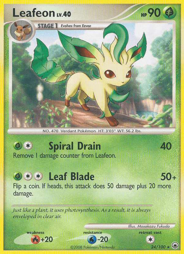 Leafeon debut card