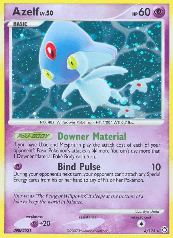 Azelf debut card