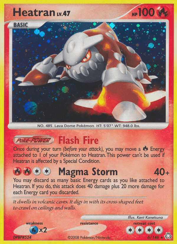 Heatran debut card