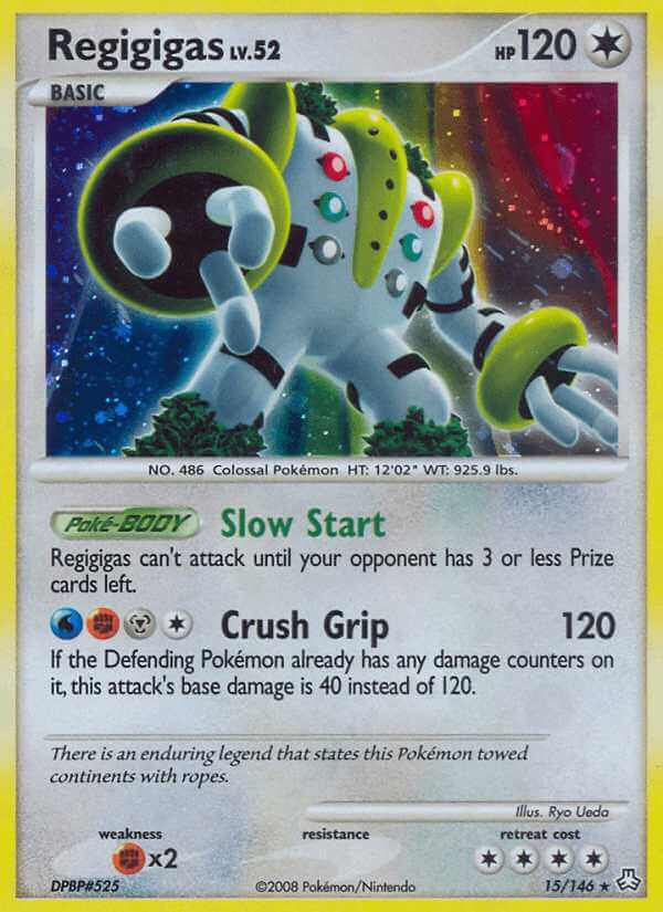 Regigigas debut card