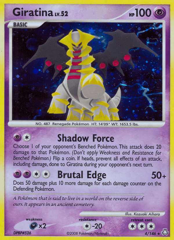 Giratina debut card
