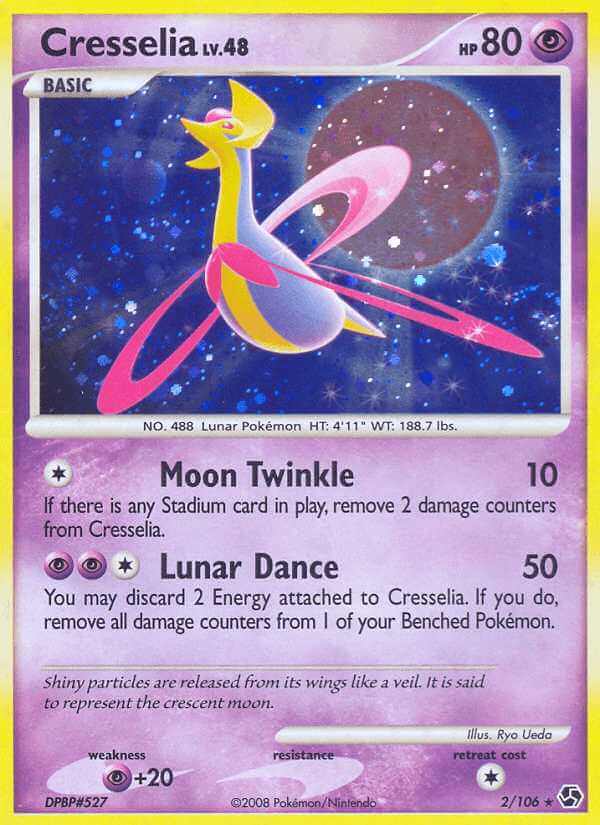 Cresselia debut card