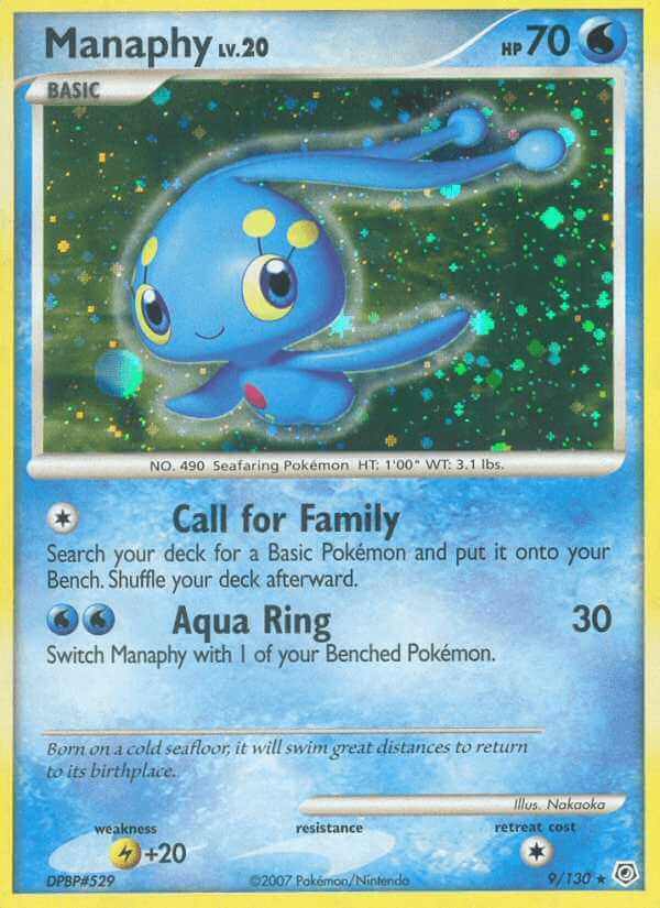 Manaphy debut card