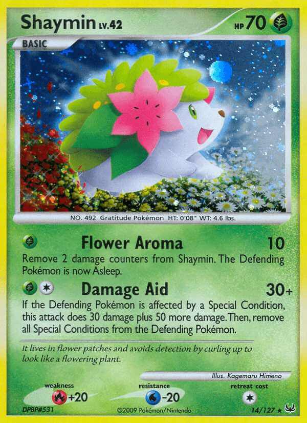 Shaymin debut card