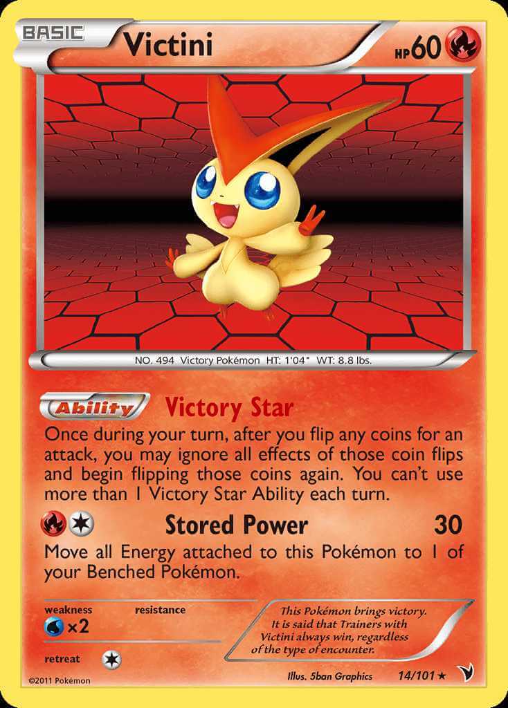 Victini debut card