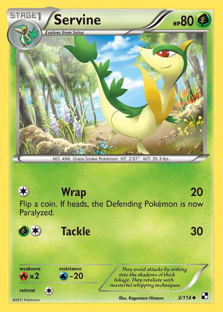 Servine debut card