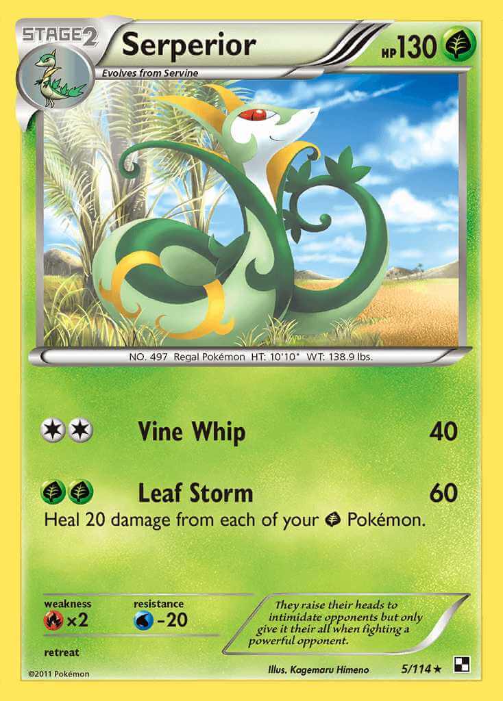 Serperior debut card