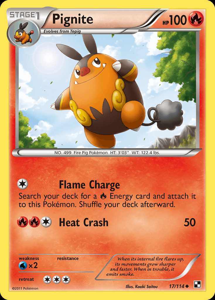 Pignite debut card
