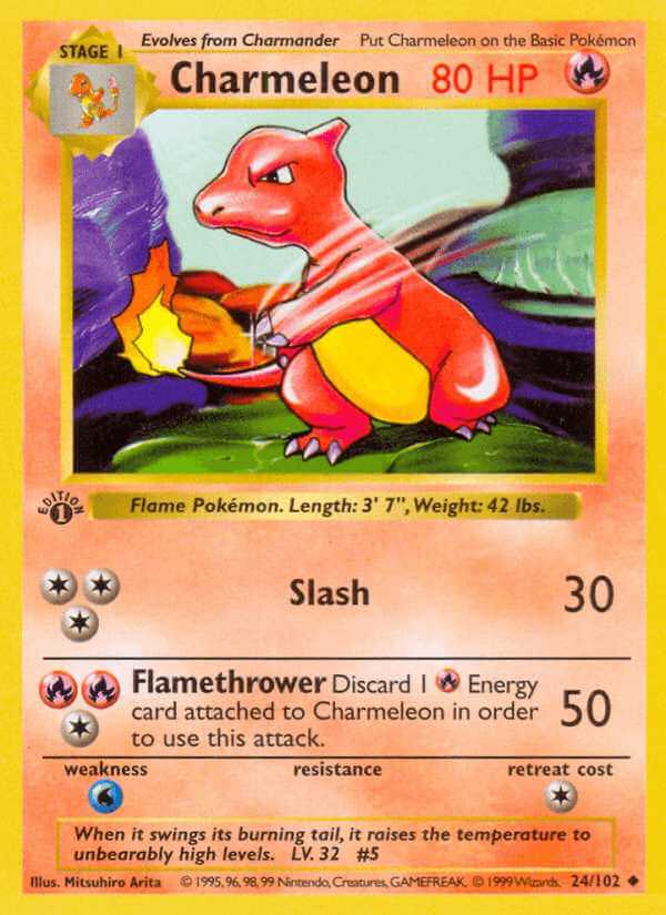 Charmeleon debut card