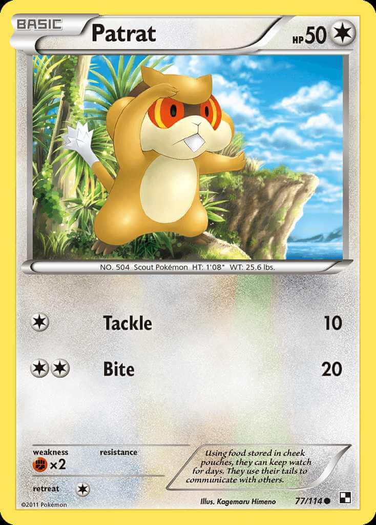 Patrat debut card