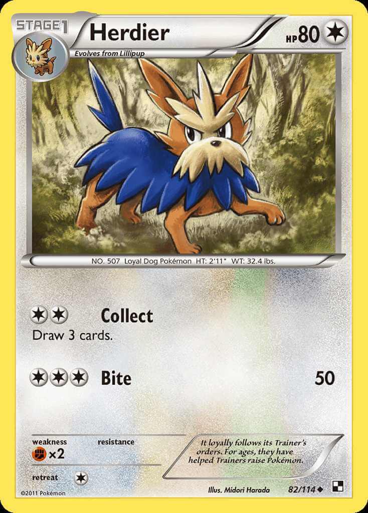 Herdier debut card