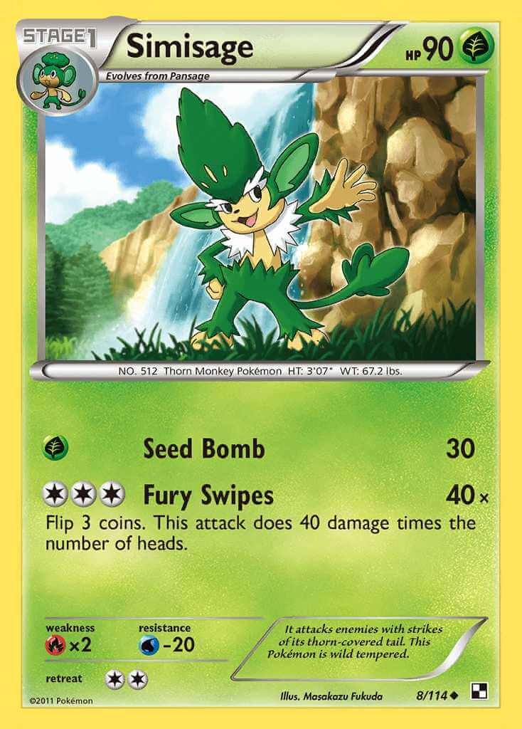 Simisage debut card