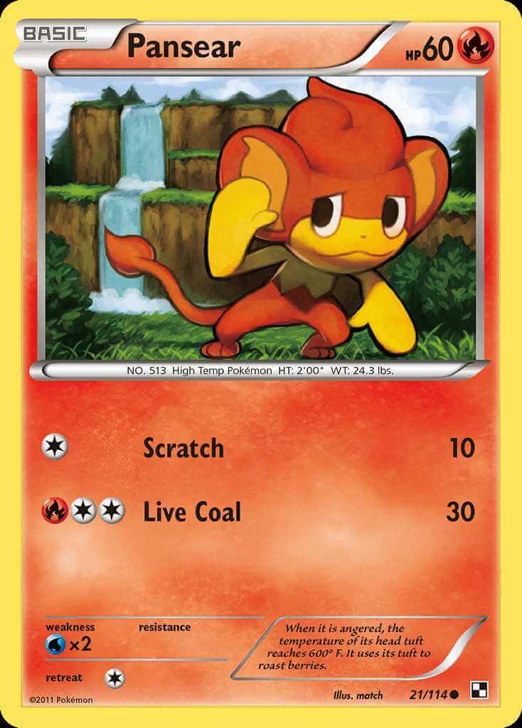 Pansear debut card