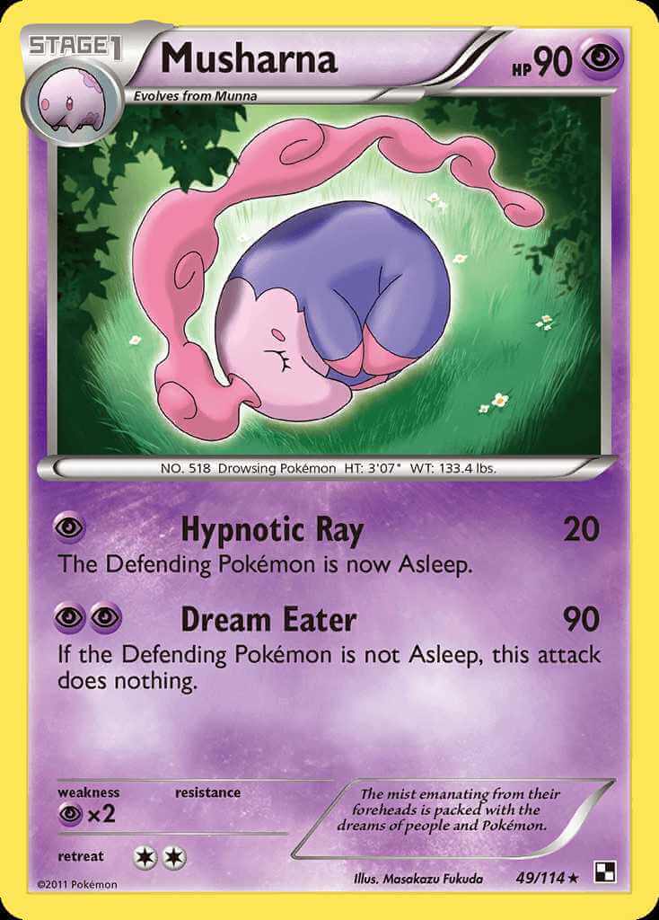Musharna debut card