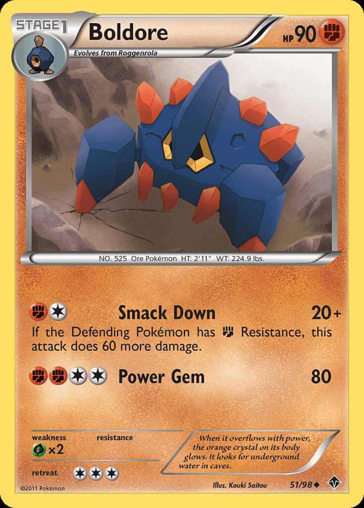 Boldore debut card