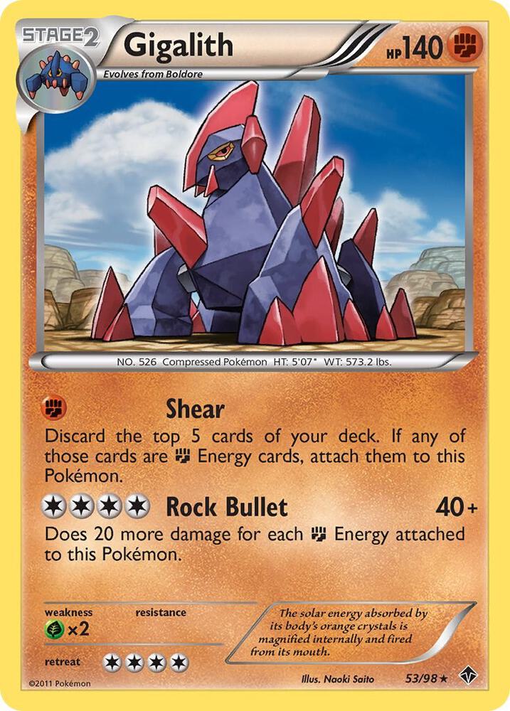 Gigalith debut card