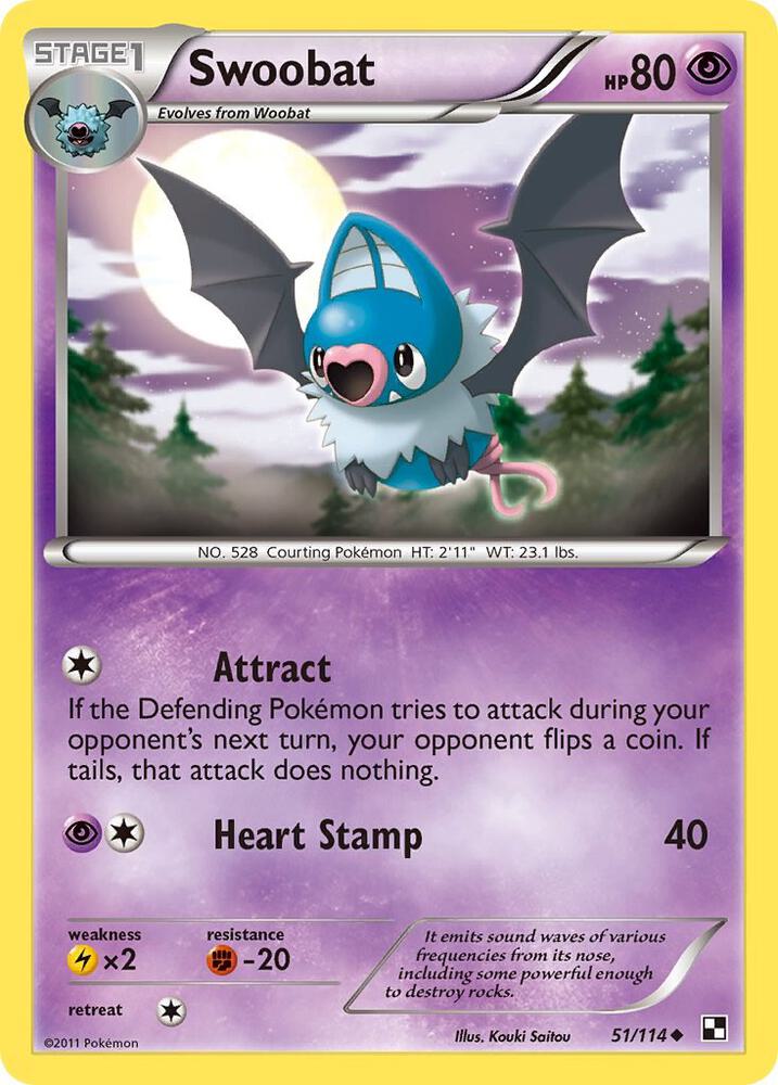 Swoobat debut card