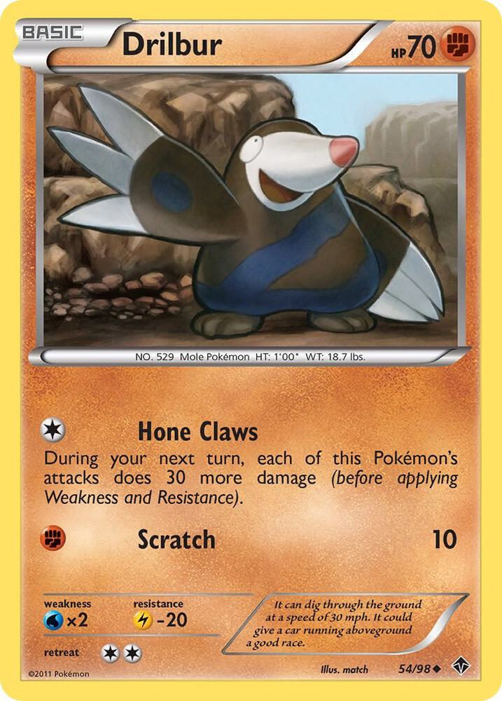 Drilbur debut card