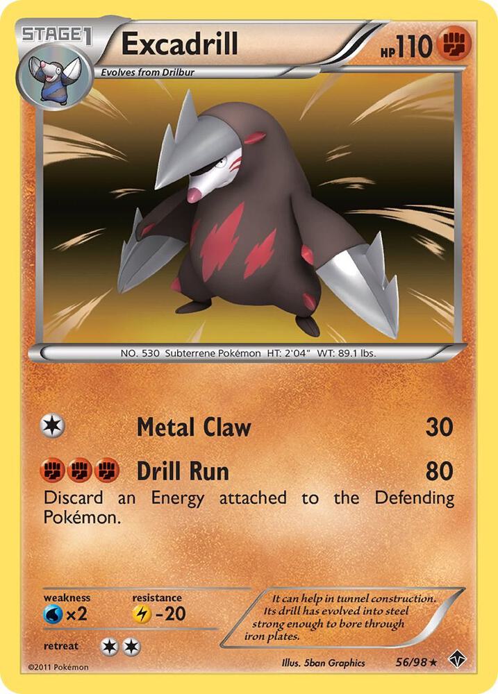 Excadrill debut card