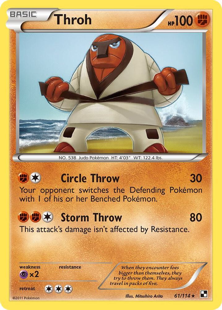 Throh debut card