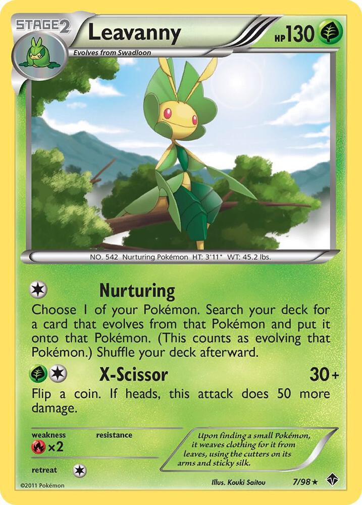 Leavanny debut card