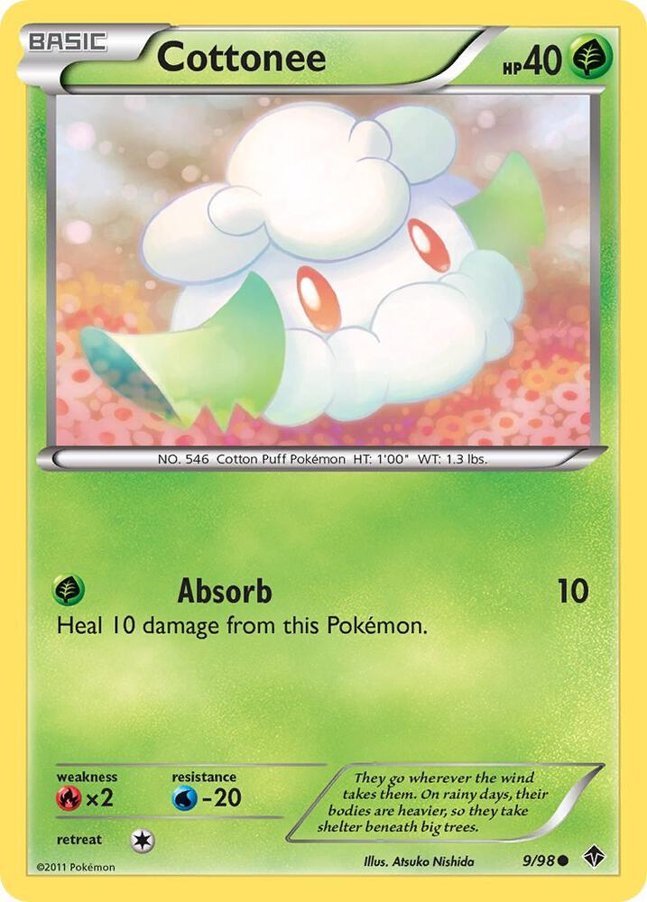 Cottonee debut card