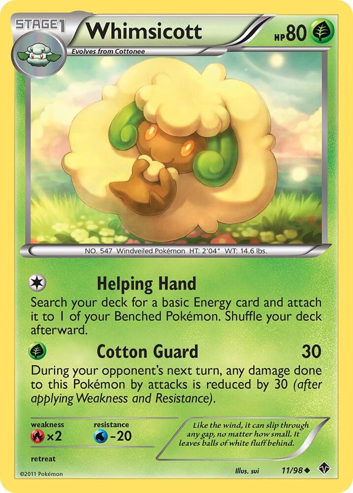 Whimsicott debut card