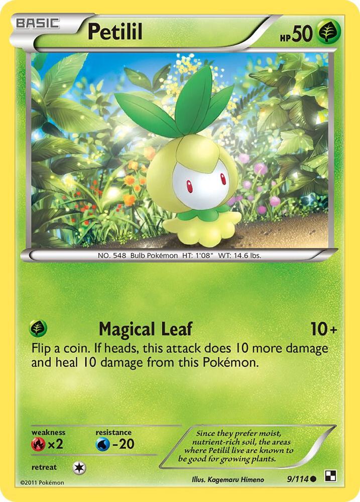 Petilil debut card