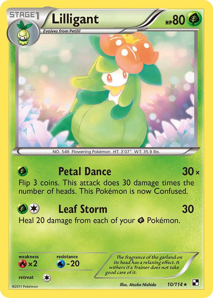 Lilligant debut card