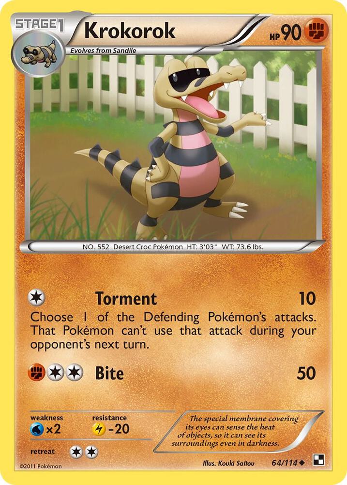 Krokorok debut card