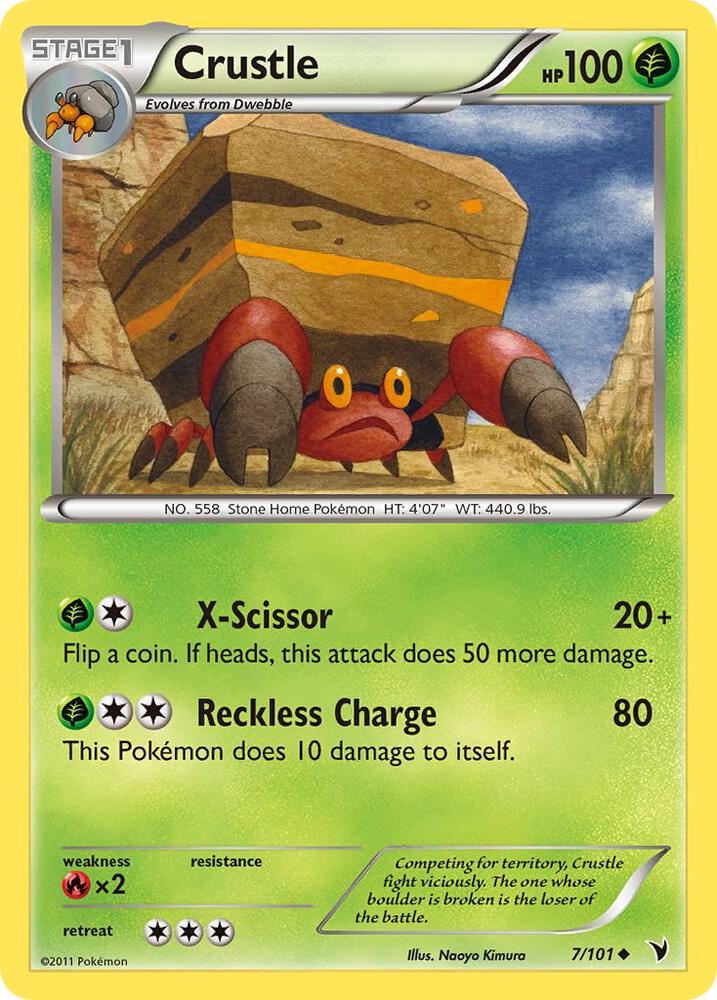 Crustle debut card